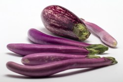 Aubergines were a key ingredient in porto-curry. Source: Creative Commons 