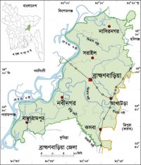 Bangladesh, showing Brahmanbaria. Source: Facebook 